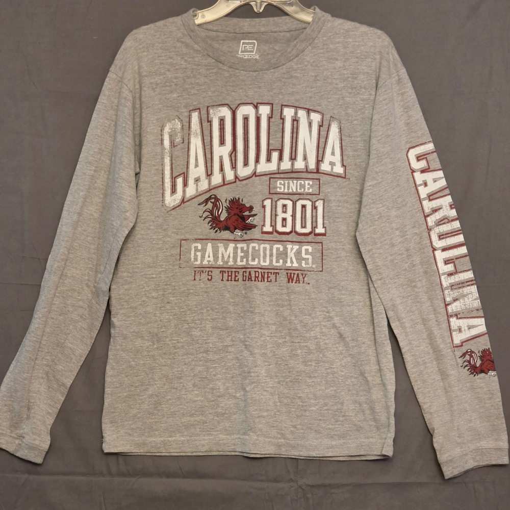 ProEdge South Carolina Gamecocks T-Shirt Men's Medium Gray It's The Garnet‎ Way